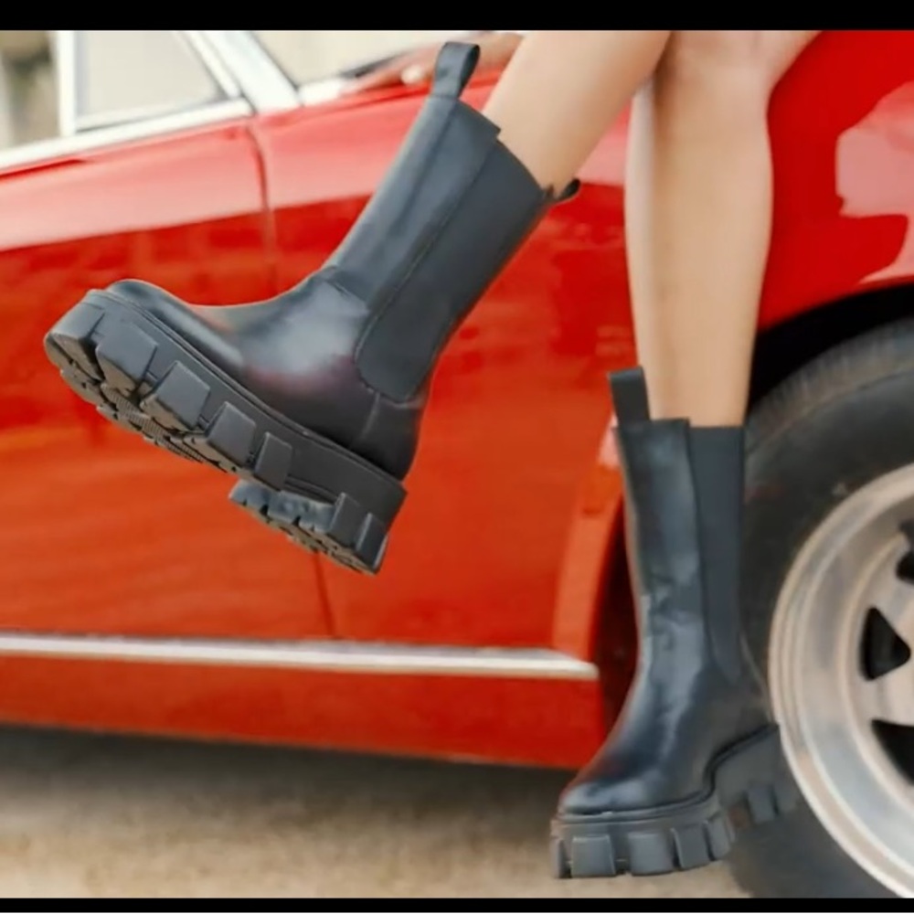 Black Combat & Moto Boots